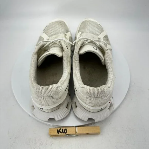 On Cloud 5 Swiss Engineering Women Size 9.5 59.98902 Pearl White Running Shoes - Picture 12 of 14